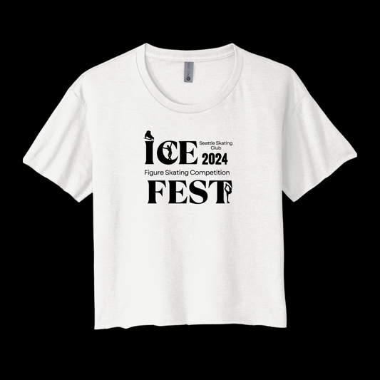 Ice Fest - Adult Crop Top T-shirt